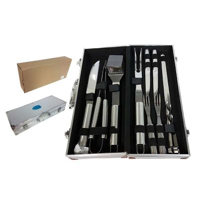Kit Churrasco Com 10 Pecas Personalizado