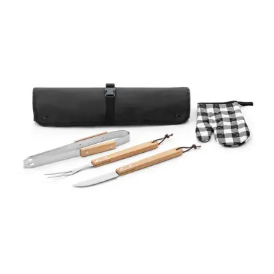 Kit Churrasco Com Avental