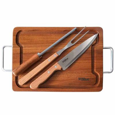 Kit Churrasco Com Caixa Para Presente