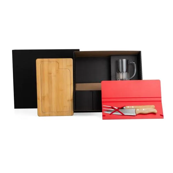 Kit Churrasco Com Caneca KT-9019Y - Brindes Caxias
