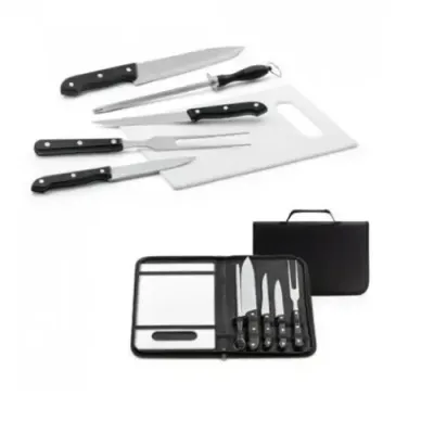 Kit Churrasco Com Estojo de Nylon
