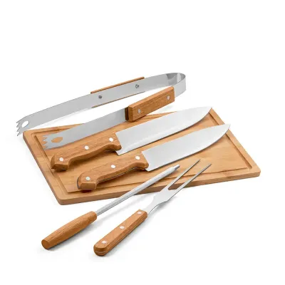 Kit churrasco em estojo de 210D