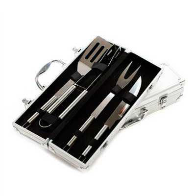 Kit Churrasco Maleta 4 Pecas Personalizado