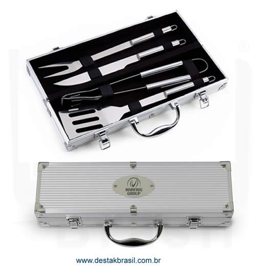 Kit Churrasco Personalizado 4 pçs