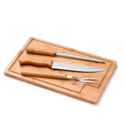 Kit Churrasco Personalizado Com 4 Pecas