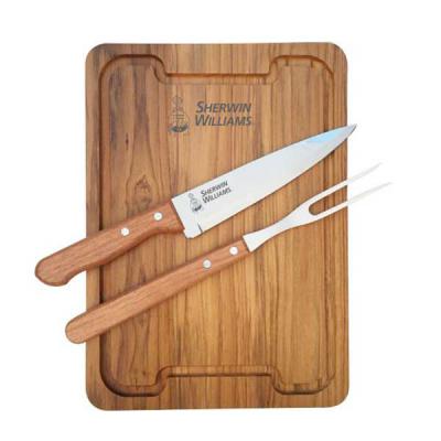 Kit Churrasco Tabua Garfo e Faca Tramontina