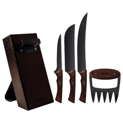 Kit Churrasco Tramontina Black