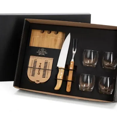 Kit Churrasco Whisky e Truco 8 Pcs