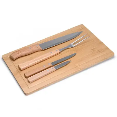 Kit Churrasco Wooden 5 Pecas