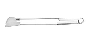 Kit Churrasqueira Big Inox Maleta com Grelha Moeda e Pegador Inox Assados 43 cm