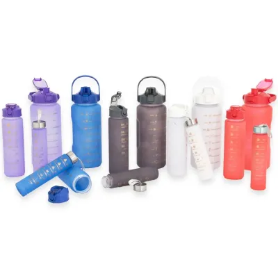 Kit Com 3 Garrafas Plasticas