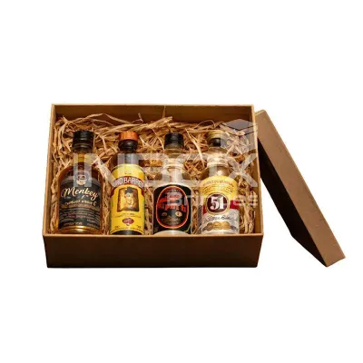 Kit Com 4 Miniaturas de Cachaca
