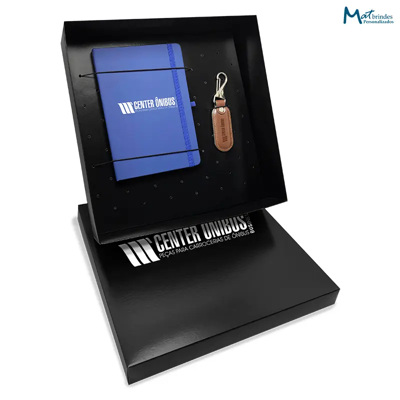 Kit com Chaveiro Personalizado