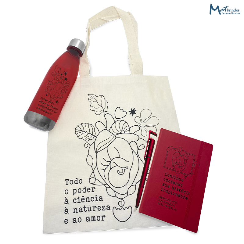 Kit com Ecobag Personalizada