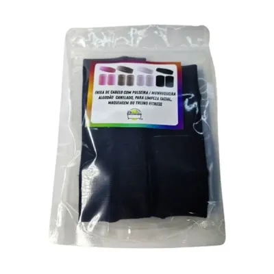 Kit Com Faixa Pulseira Munhequeira