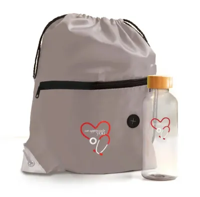 Kit Com Sacochila e Garrafa Kb516