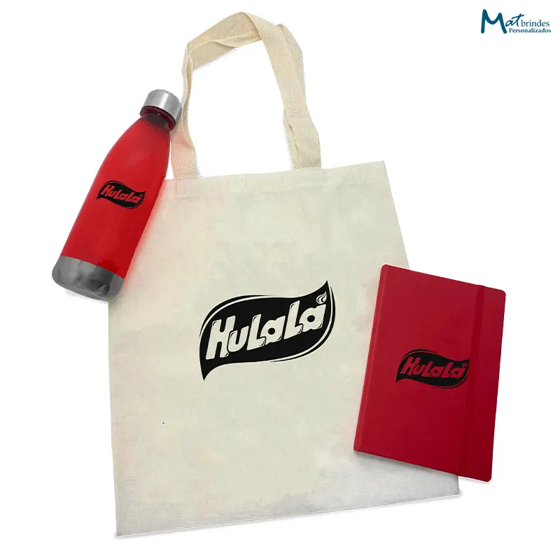 Kit Corporativo com Sacola de Algodão