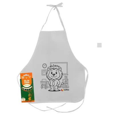 Kit Criatividade Avental Com Giz