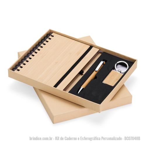 Kit De Caderno E Esferografica Personalizado