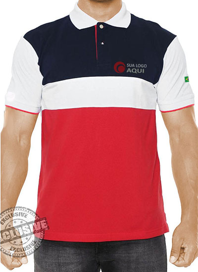 Kit de camisa para uniformes fardamentos modelo gola polo personalizada e exclusiva para a sua empresa - kit 10 pçs