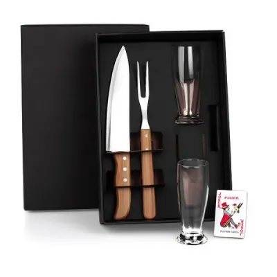 Kit de Copos e Facas Personalizados