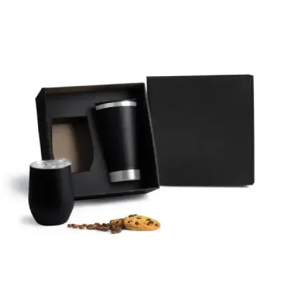 Kit de Copos Termicos em Aco Inox