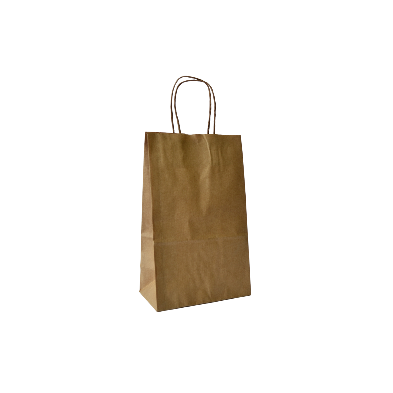 Kit de Mini Sacolas de Papel Kraft Cor Parda - 100 Unidades