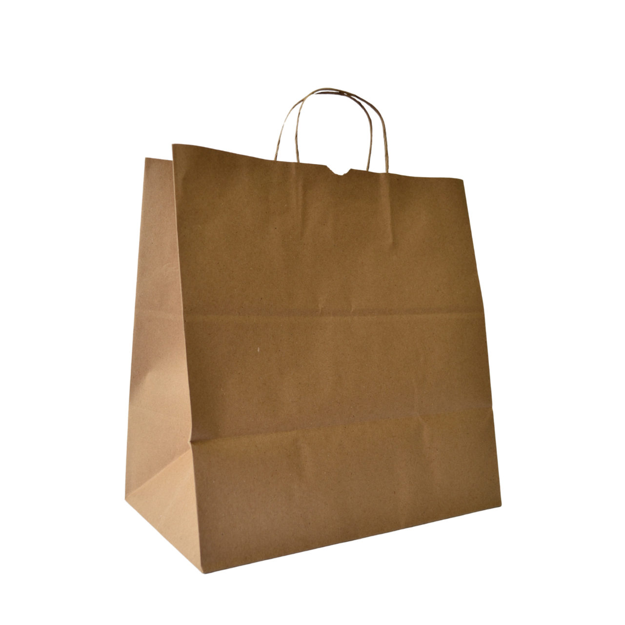 Kit de Sacolas de Papel Kraft Cor Parda - Tamanho G - 200 Unidades