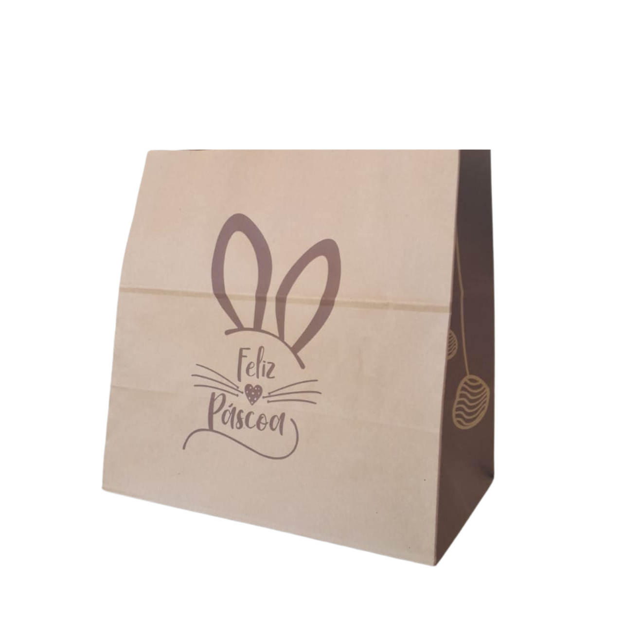 Kit de Sacos de Papel Páscoa - Tamanho G - 100 Unidades