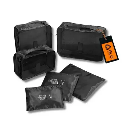 Kit de Viagem Com 6 Necessaires Personalizadas