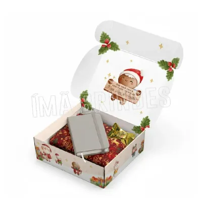 Kit Doce Natal Necessaire Caderneta e Alpino