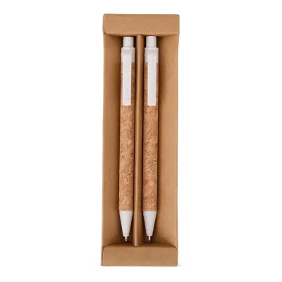 Kit Ecologico Caneta e Lapiseira Cortica