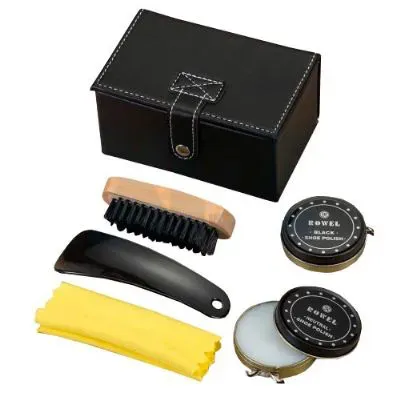 Kit engraxate estojo com 5 peças