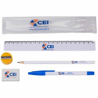 Kit Escolar Montado Por Itens Selecionados Pelo Cliente Tamanho do Kit Fechado 22cm x 5cm