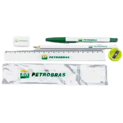 Kit Escolar Personalizado em Envelope de Pvc