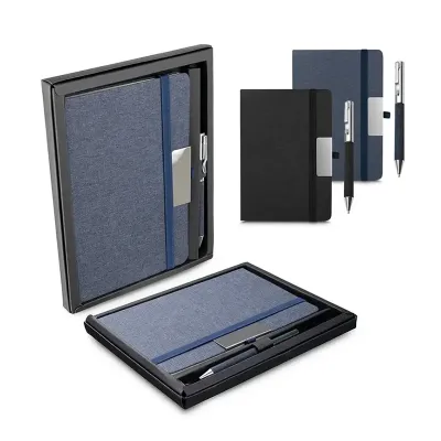 Kit Escritorio a5 Capa em Rpet e Caneta Metalica