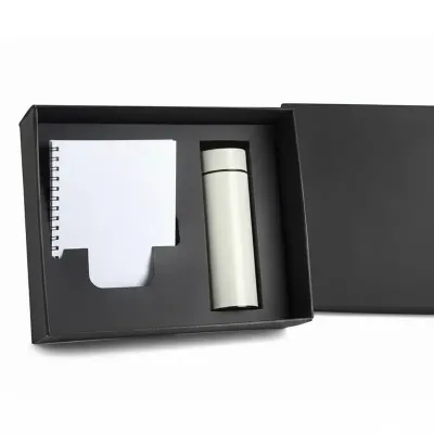 Kit Escritorio Com Garrafa Termica e Caderno
