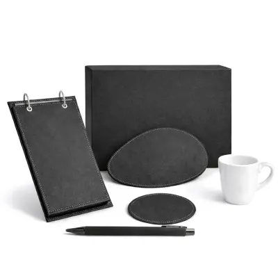 Kit Escritorio em Couro