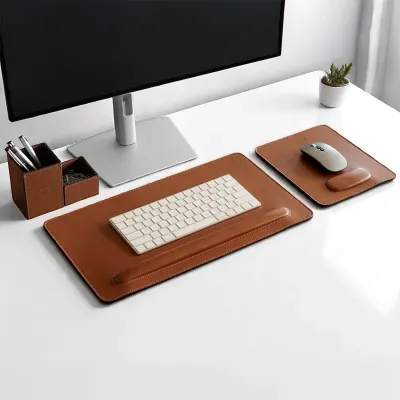 Kit Escritório Marrom