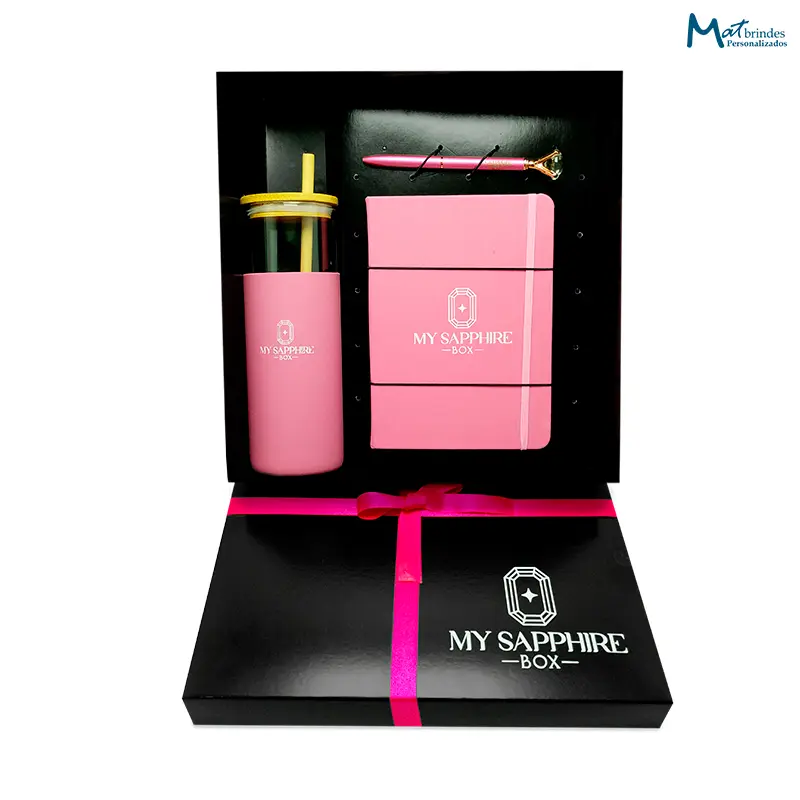 Kit Escritório Premium Personalizado Dia da Mulher