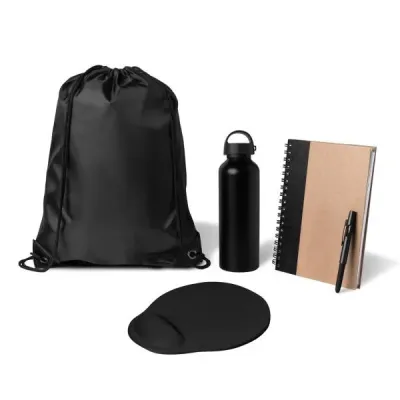 Kit Escritório Preto 5 itens