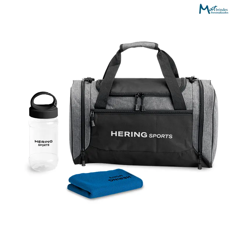 Kit Esportivo Personalizado com Bolsa