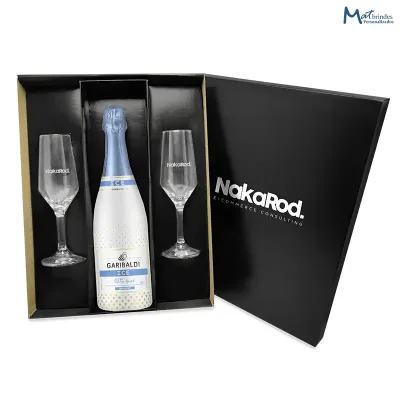 Kit Espumante Ice Zero Alcool 750ml
