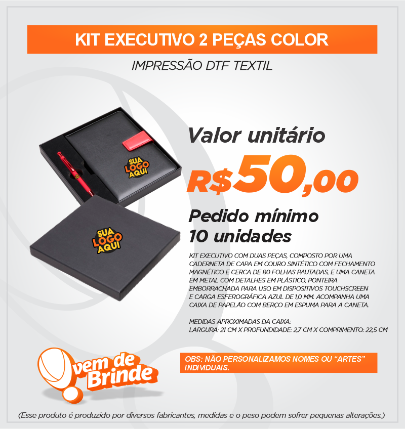 Kit Executivo 2 Peças Color