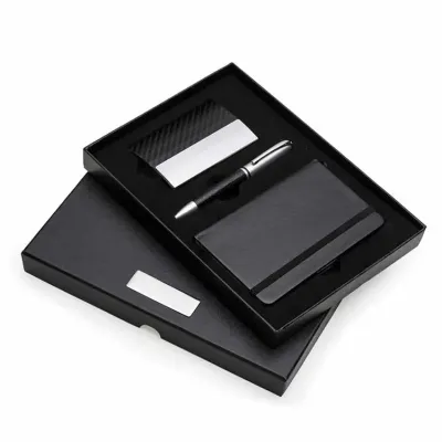 Kit Executivo Com 3 Pecas em Estojo de Papelao