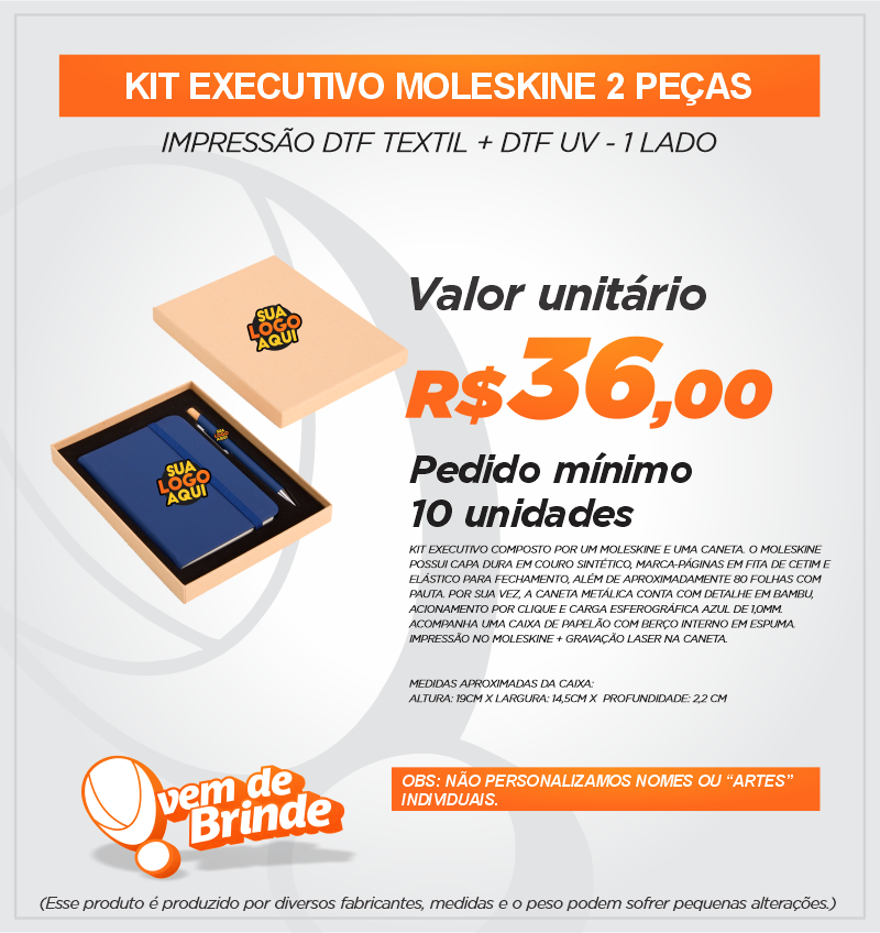Kit Executivo Moleskine 2 Peças