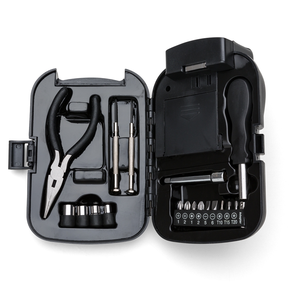 Kit Ferramenta 19 Peças com Lanterna Personalizado — foto 3