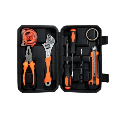 Kit Ferramenta 8 Pecas em Estojo Com Trava