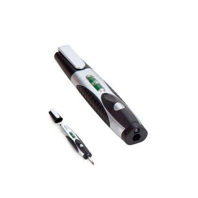 Kit Ferramenta Personalizada Com Lanterna Nivel e Chave de Fenda Com Impressao da Logomarca em Tam