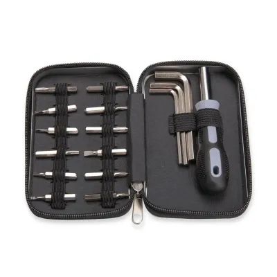 Kit Ferramentas 16 Peca Cor Prata